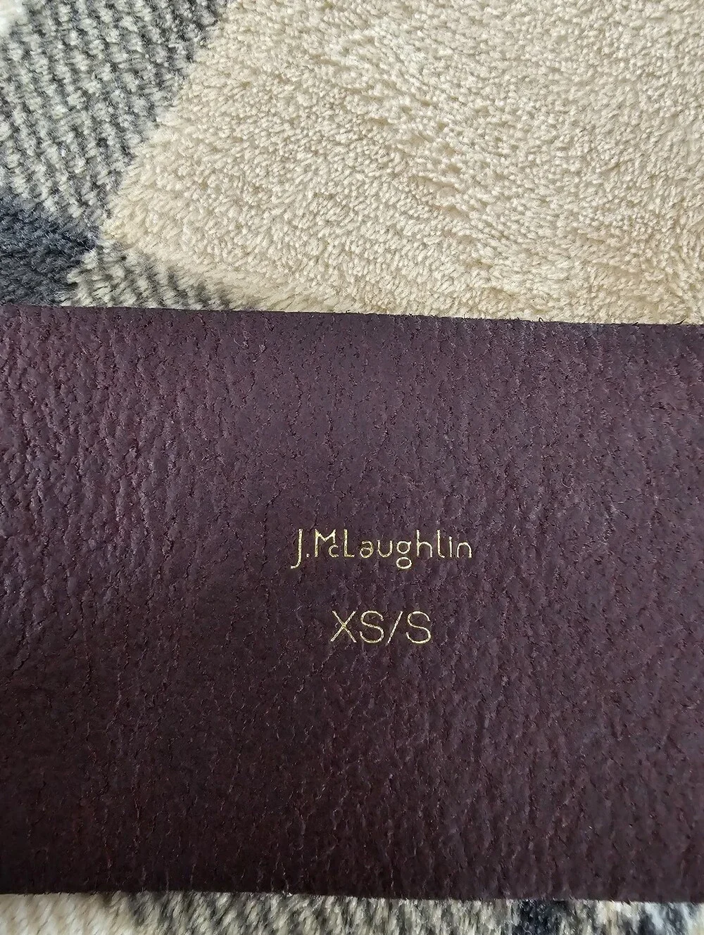 J. McLaughlin wide leather